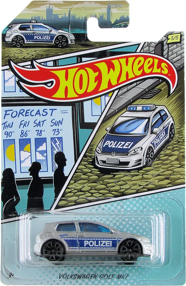 Hot Wheels Volkswagen Golf MK7 Vehicle 1:64 Scale Car, Gift for Collectors & Kids Ages 3 Years Old & Up