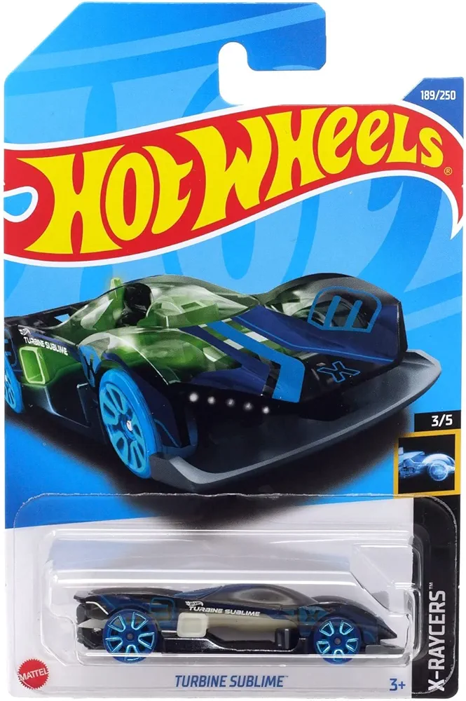 Hot Wheels 2022 - Turbine Sublime - X-Raycers 3/5 [Black] 189/250