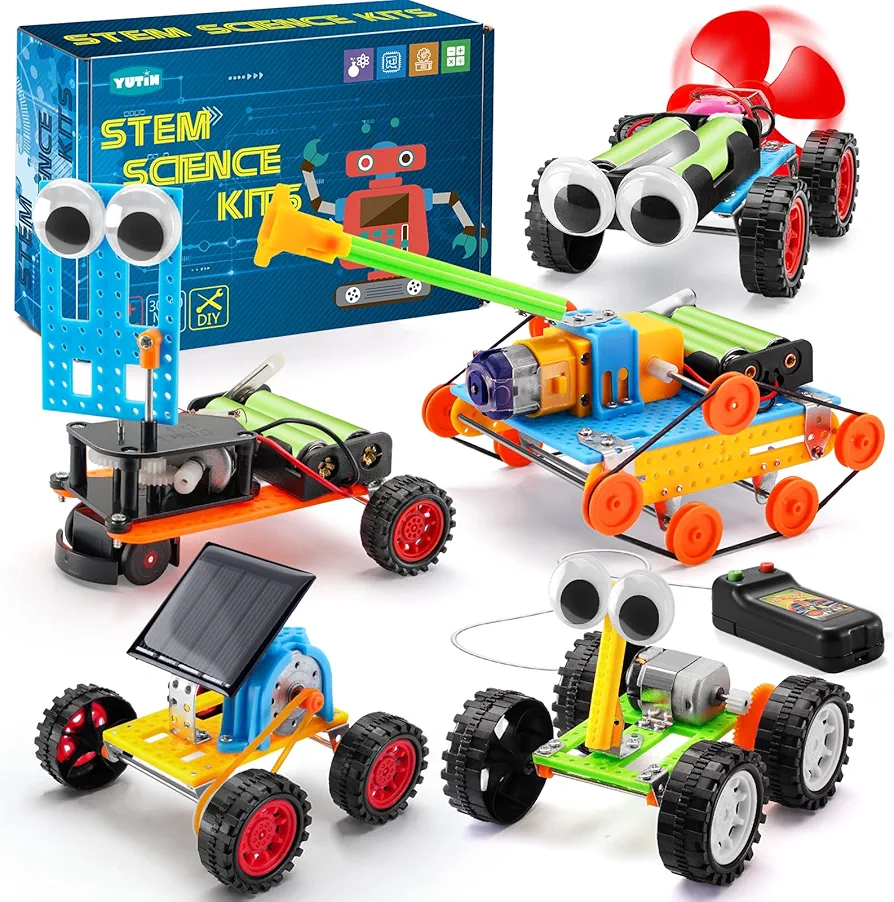 STEM Science Kits for Kids Ages 5-7 8-10, Robot Building Kits for Boys 8-12, Science Experiments Projects Activities 6-8 9-12, STEM Kids Crafts Engineering Toys for 5 7 8 10 12 14 Year Old Boys Girls