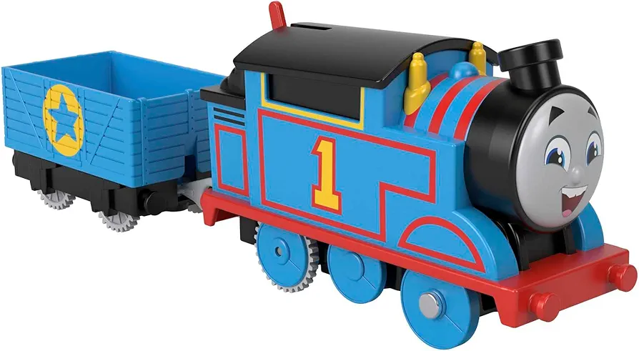 Thomas & Friends Motorized Toy Train Thomas Battery-Powered Engine with Cargo for Pretend Play Preschool Kids Ages 3+ Years​