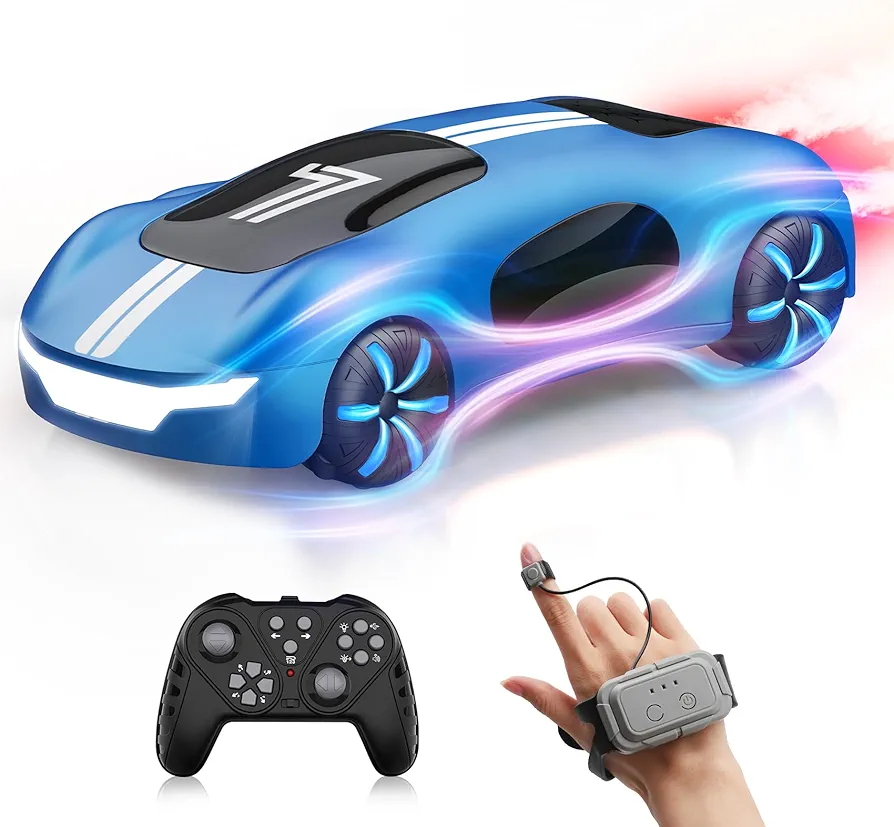 Gesture Sensing Remote Control Car, Drift RC Stunt Car with Light Spray & Sound, 2.4GHz Hobby RC Cars Toy for Kids, 360° Rotate, Birthday Gifts for Boys Girls 4-12