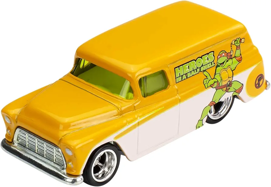 Hot Wheels Pop Culture 55' Chevy Panel 1:64 Scale Vehicle for Kids Ages 3 Years Old & Up & Collectors of New & Classic Toy Cars, Featuring Character-Favorite Castings as Canvases