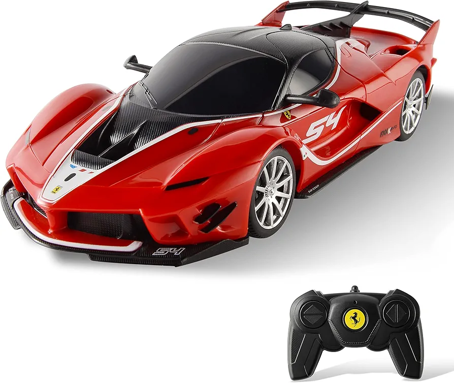 BEZGAR Remote Control Ferrari Car - 1:24 Scale Ferrari Electric Sport Racing Toy Car Model Vehicle, 2.4Ghz Licensed Red RC Car Series for Adult, Girls, Boys Age 8 9 10 11 12 Years Holiday Ideas Gift