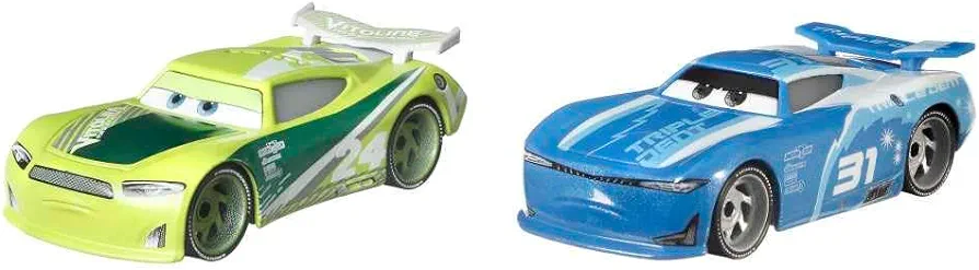 Disney Cars Toys and Pixar Cars 3, NG Vitoline & Triple Dent 2-Pack, 1:55 Scale Die-Cast Fan Favorite Character Vehicles for Racing and Storytelling Fun, Gift for Kids Age 3 and Older Multi