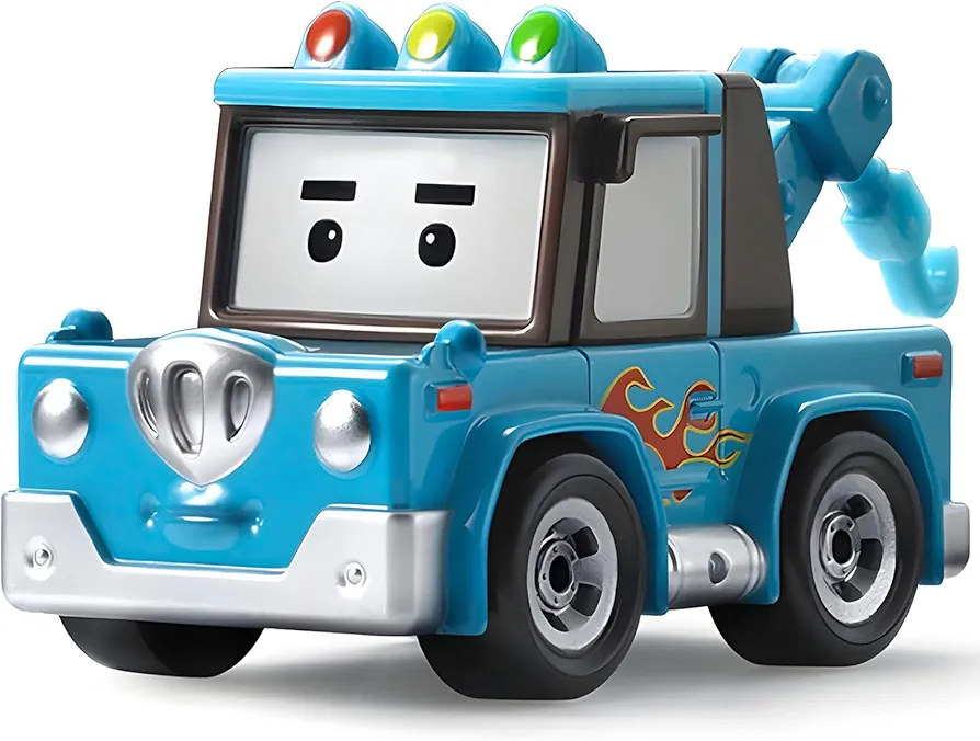 Robocar Poli, Spooky DIE-CAST Metal Toy Cars, Tow Truck Toys Diecast Vehicle Party Birthday Gifts for Toddlers Age 1-5 Boys Girls