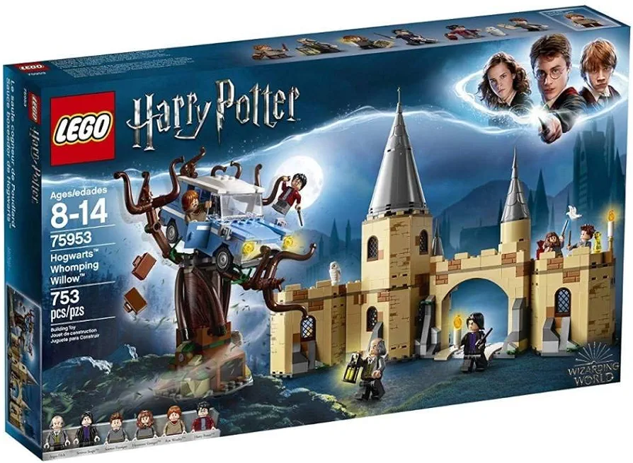 LEGO Harry Potter and The Chamber of Secrets Hogwarts Whomping Willow 75953 Magic Toys Building Kit, Prisoner of Azkaban, Hedwig, Hermoine Granger and Severus Snape for 8 - 14 years (753 Pieces)