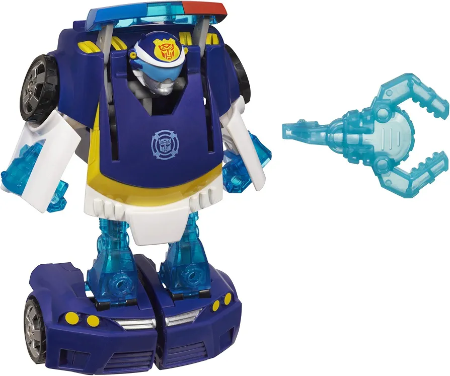 Transformers Playskool Heroes Rescue Bots Energize Chase the Police-Bot Action Figure, Ages 3-7 (Amazon Exclusive)