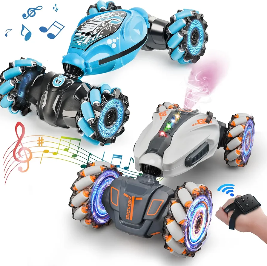 Gesture Rc Car,1:12 4WD 2.4G Hand Controlled Rc Car with Spray