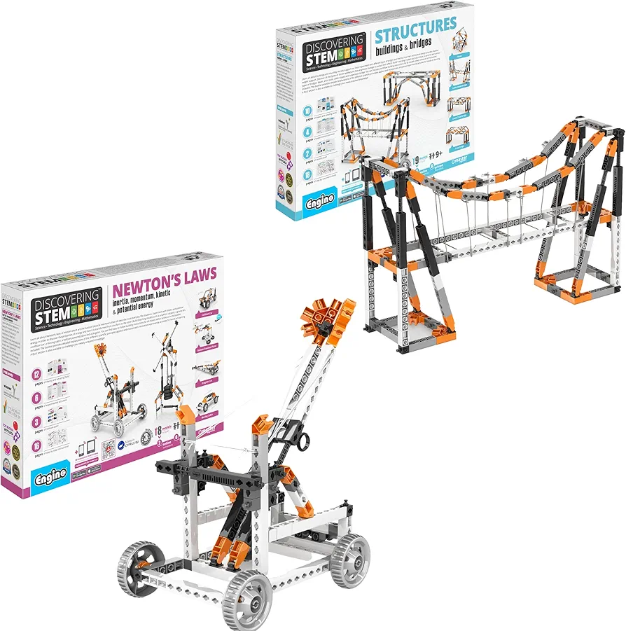 Engino STEM Toy, Constructions Toys for Kids 9+, Gifts for Boys & Girls, Building Toys for Young Inventors