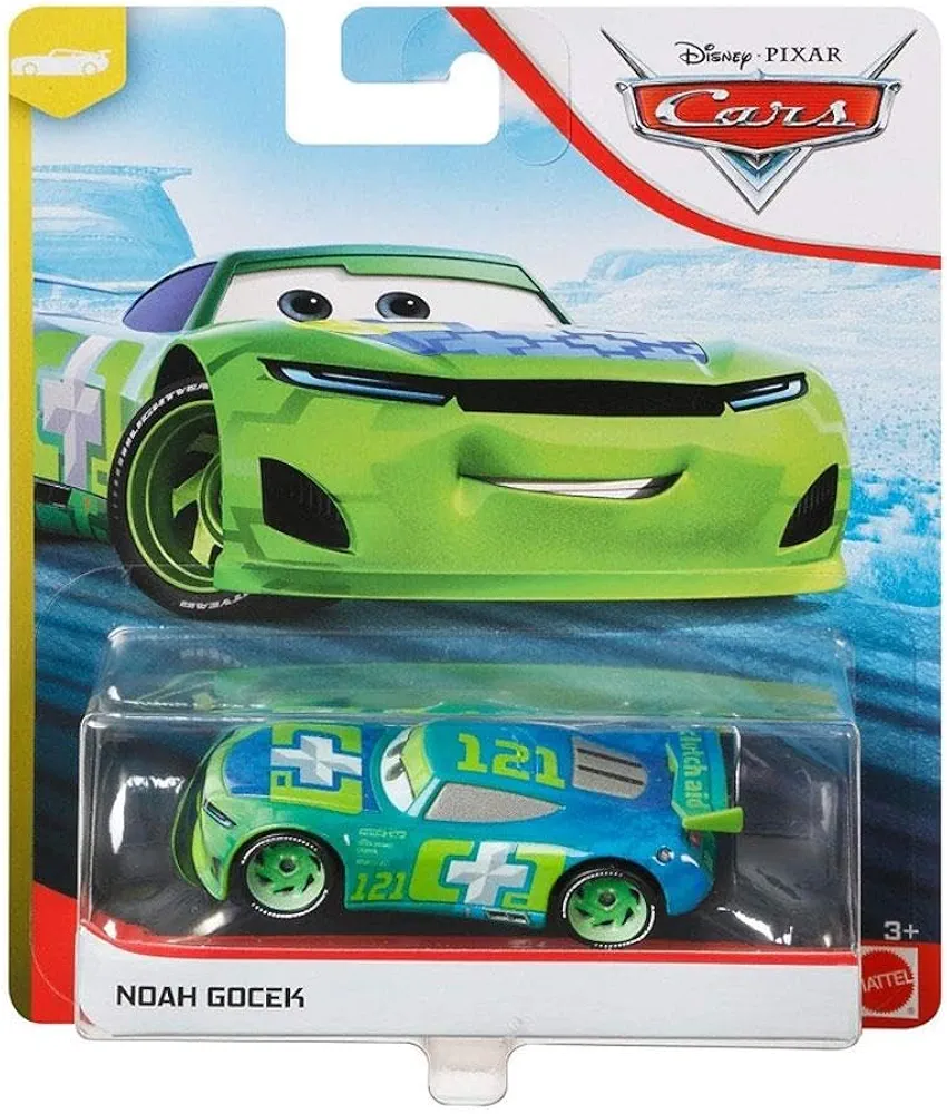 Disney Cars Toys Noah Gocek Die-cast Character Vehicles, Miniature, Collectible Racecar Automobile Toys Based on Cars Movies, for Kids Age 3 and Older