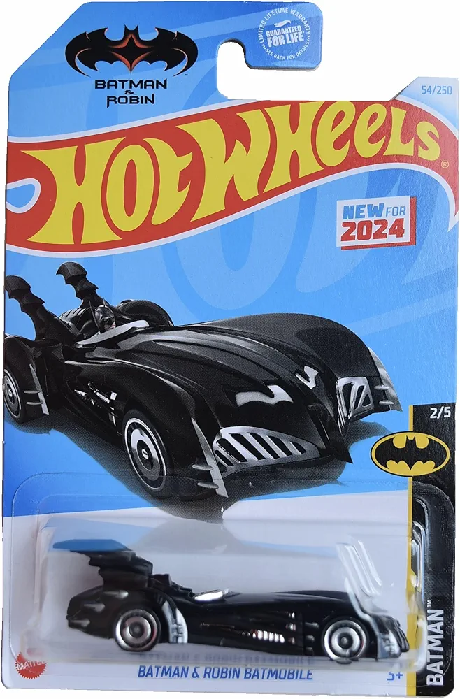 Matchbox Hot Wheels Batman & Robin, Batman 2/5 [Black] 54/250