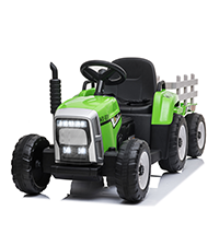 12V Green electric kids tractor