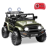 12V black electric kids truck