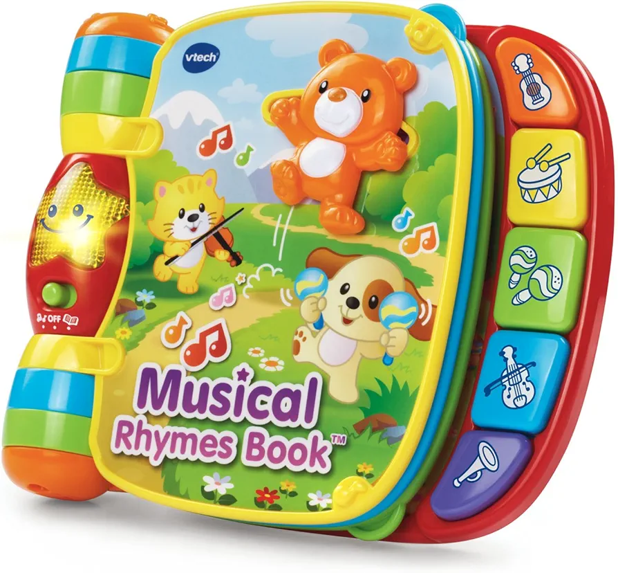 VTech Musical Rhymes Book (Frustration Free Packaging), Red