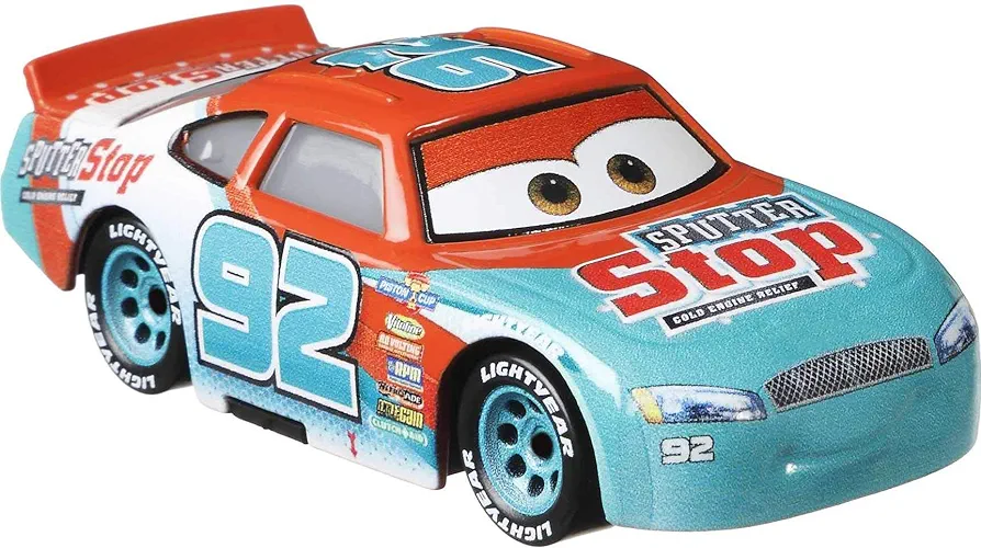 Disney Cars Murray Clutchburn 1:55 Scale Fan Favorite Character Vehicles for Racing and Storytelling Fun, Gift for Kids Ages 3 Years and Older, Multicolor