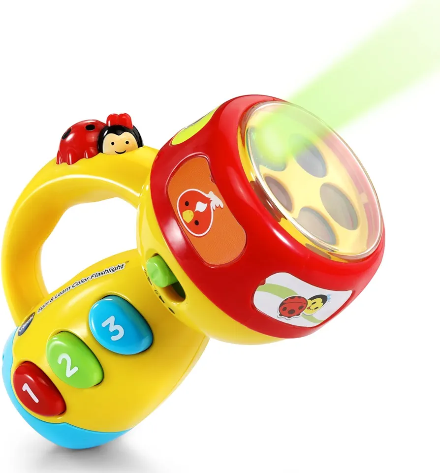 VTech Spin and Learn Color Flashlight, Yellow