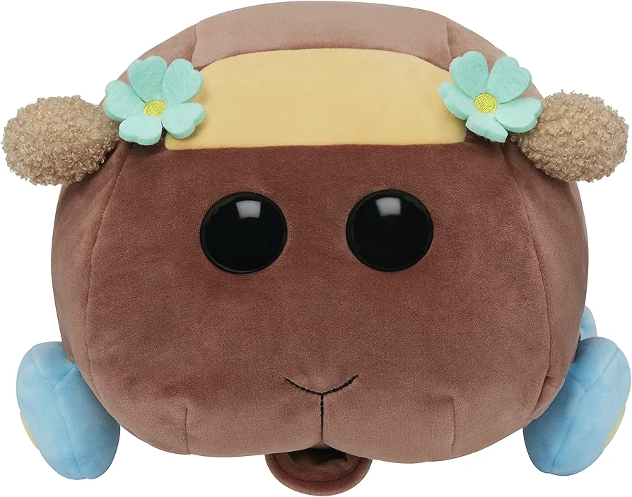 MGA Entertainment Pui Pui Molcar 11-Inch Choco, Ultrasoft Stuffed Animal Medium Plush Toy, Gift for Kids Girls Boys Collectors Ages 3 4 5 6 7+