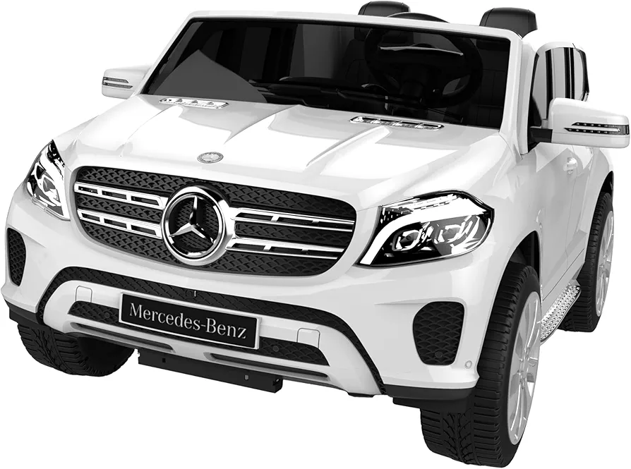 Mercedes-Benz Officially Licensed GLS 12V Ride-On Toy for Kids: Battery-Powered Convertible Electric Car (Ages 3-5) with Included Charge