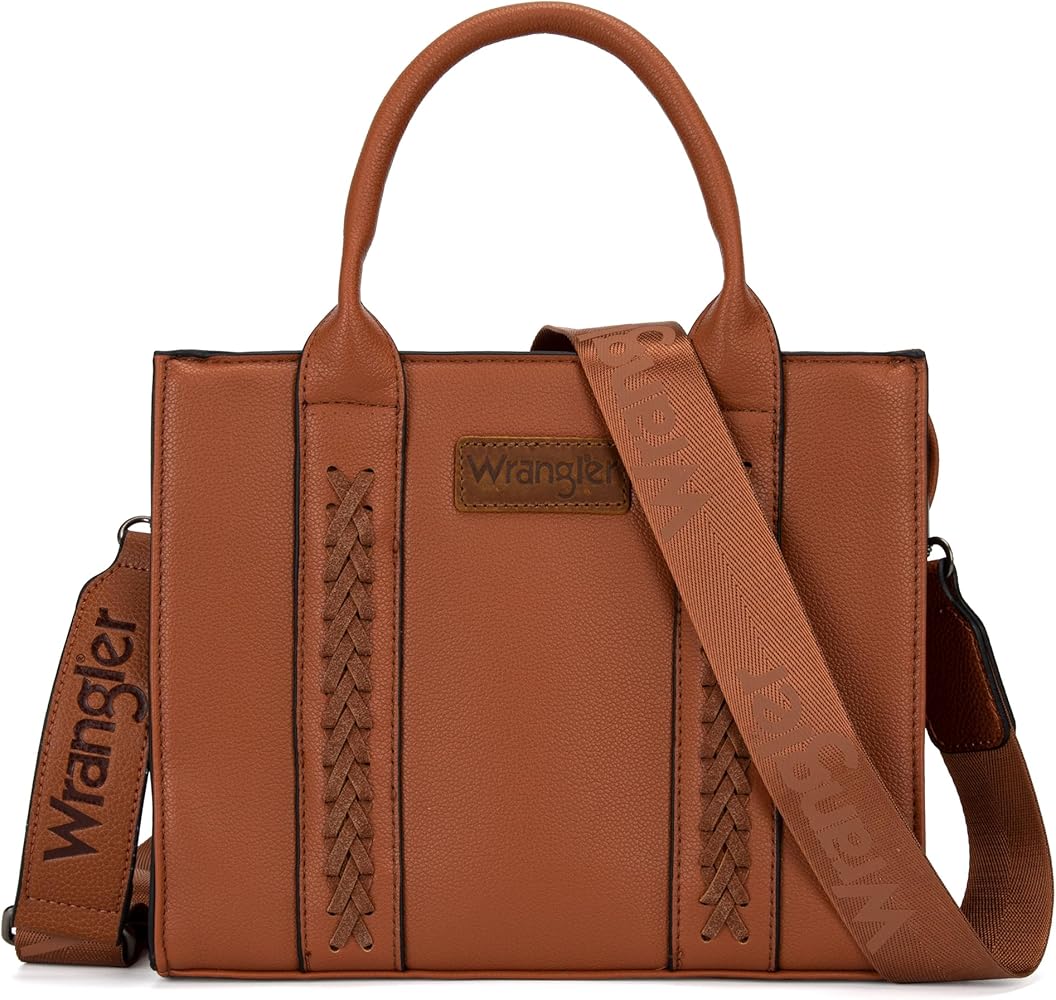 Wrangler Tote Bags for Women Top-handle Handbags and Purse for Women with Adjustable Strap