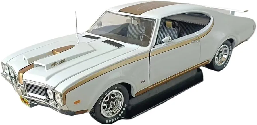 Scale Car Models for Hurst Oldsmore 1969 1:18 Alloy Car Model Classic Vehicle Crafts Display Pre-Built Model Vehicles