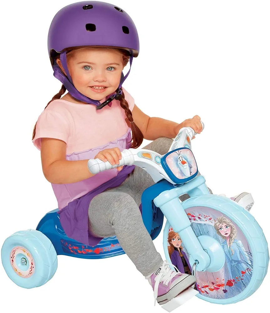 Frozen Disney 2 2 Fly Wheels 10" Junior Cruiser Ride-On with Sound Effects Button! Ages 2-4