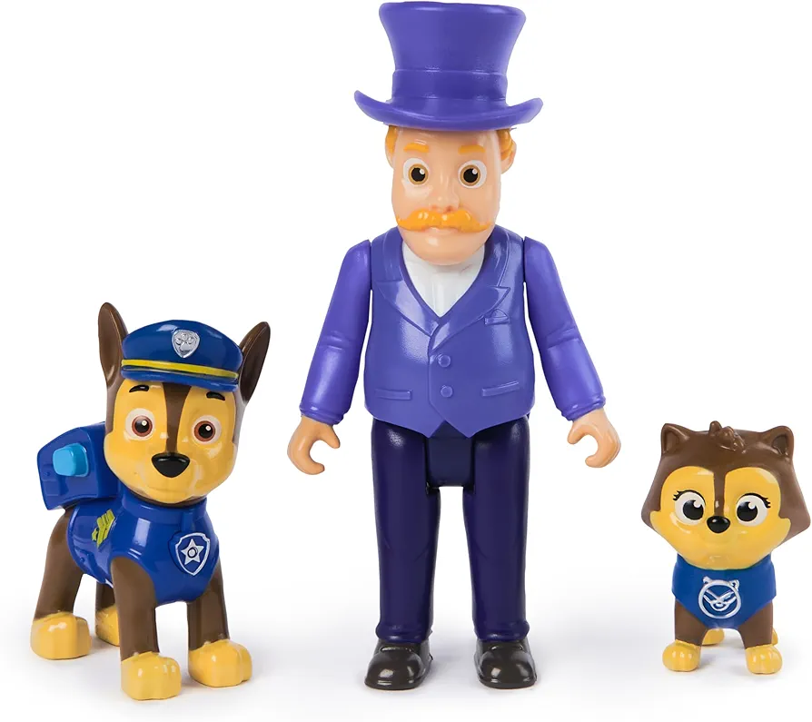 Paw Patrol Chase & Humdinger Figures Set, Kids Toys for Boys and Girls Ages 3 and Up