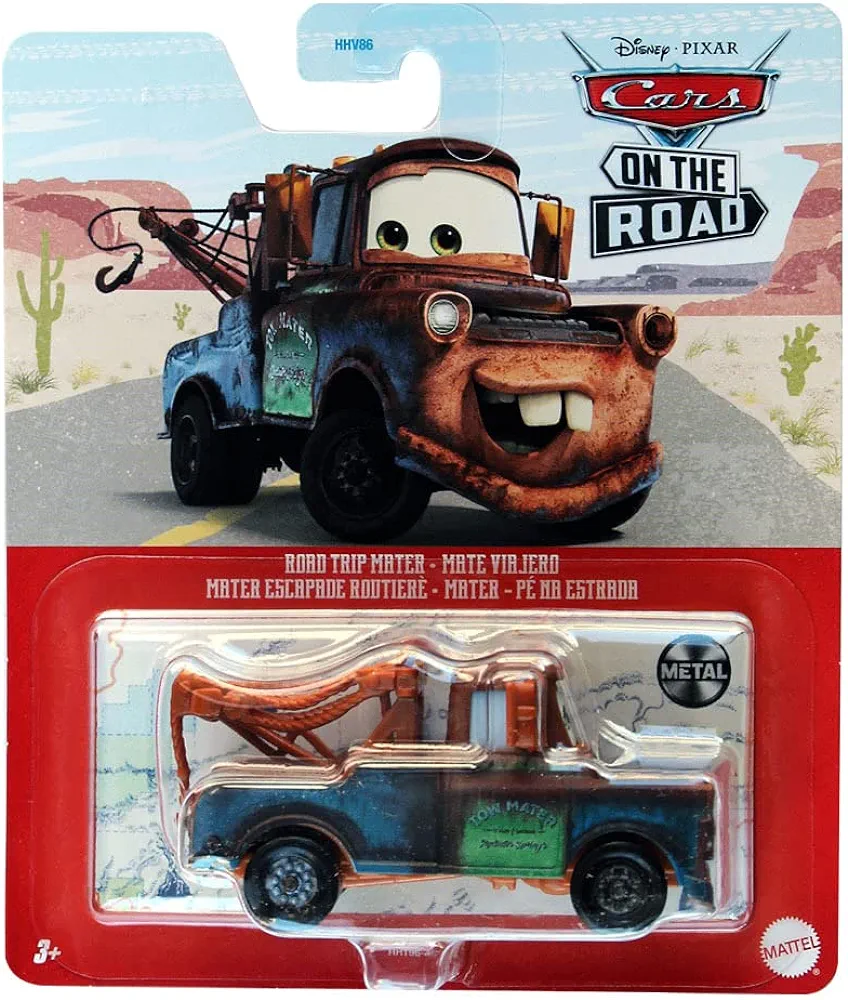 Disney Cars Disney Pixar Cars On The Road Series Road Trip Mater 1:55 Scale Metal Car