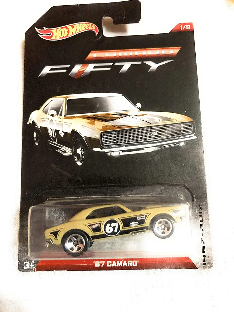 HOT WHEELS FIFTY ANNIVERSARY CAMARO TAN '67 CAMARO 1/8 PAINTED ENGINE