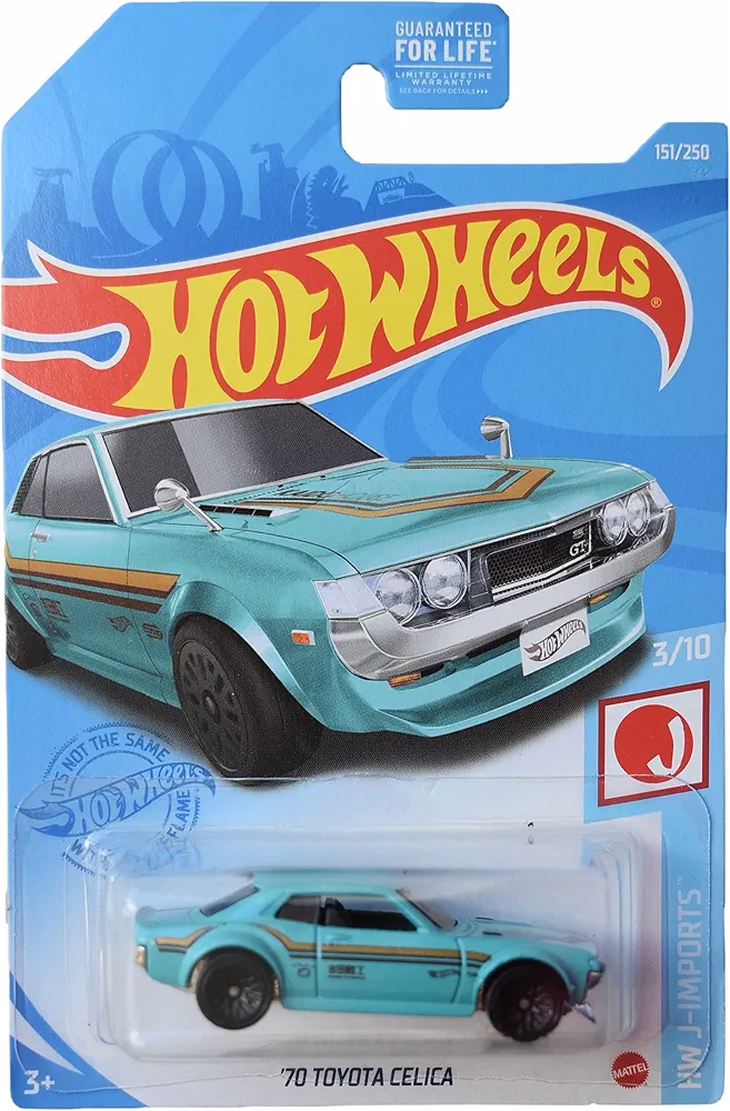 Hot Wheels '70 Toyota Celica, [Teal] 151/250 J-Imports 3/10