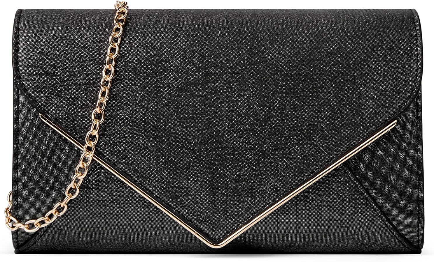 CLUCI Clutch Purse Evening Bag for Women, Envelope Handbag With Detachable Chain for Wedding and Party