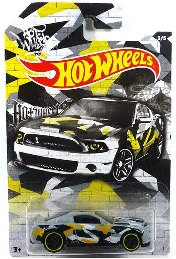 Hot Wheels '10 Ford Shelby GT 500 Vehicle 1:64 Scale Car, Gift for Collectors & Kids Ages 3 Years Old & Up