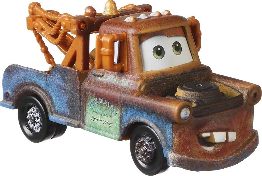 Disney Cars Toys Mater, Miniature, Collectible Racecar Automobile Toys Based on Cars Movies, for Kids Age 3 and Older