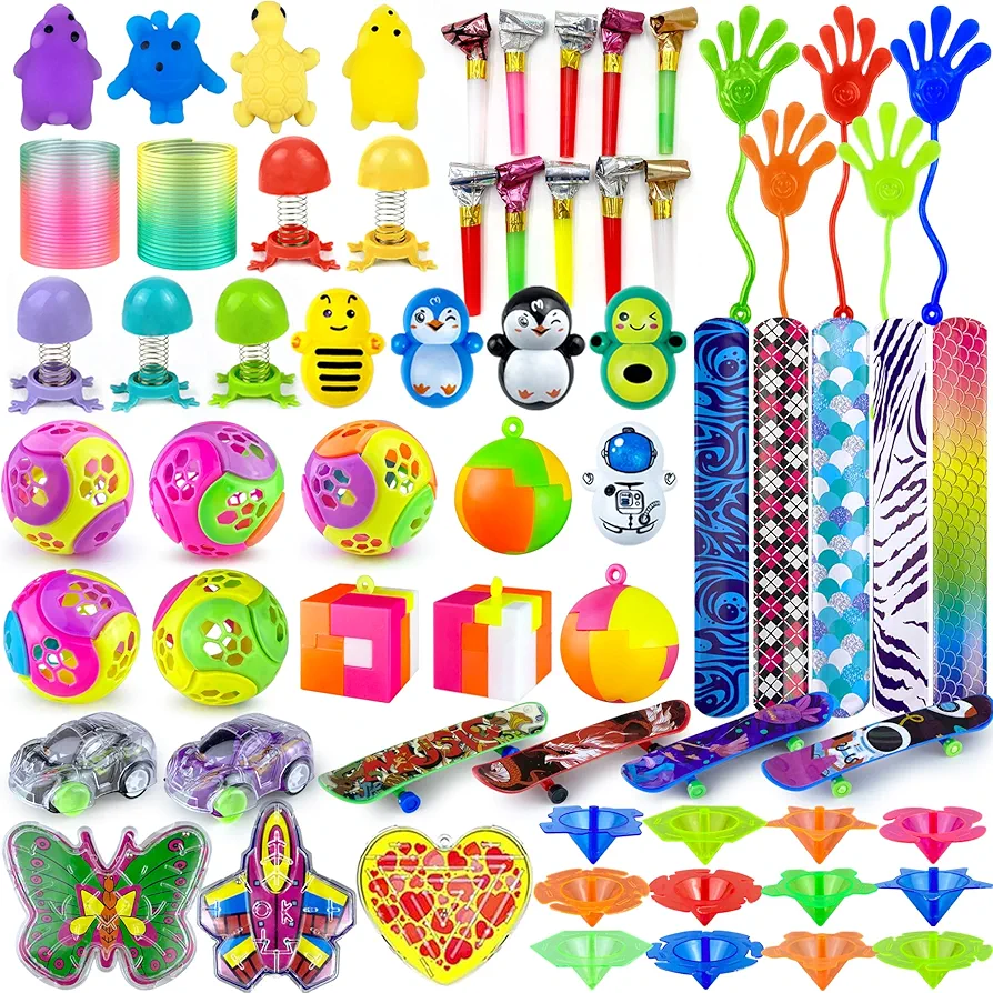 69pcs Bulk Party Favors Goodie Bag Stuffers Classroom Prizes for Boys and Girls Birthday Party Supplies