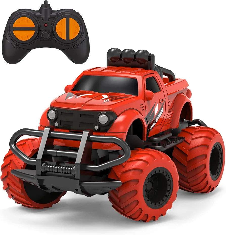 Toys for 3 4 5 6 Year Old Boys, Remote Control Car for Boys 4-7, 1:43 Scale Car Toys for Boys 3-5 Years Old, 2.4G RC Car for Kids Toddler Boy Toys Truck Birthday Gifts for 3-7 Years Old Boys