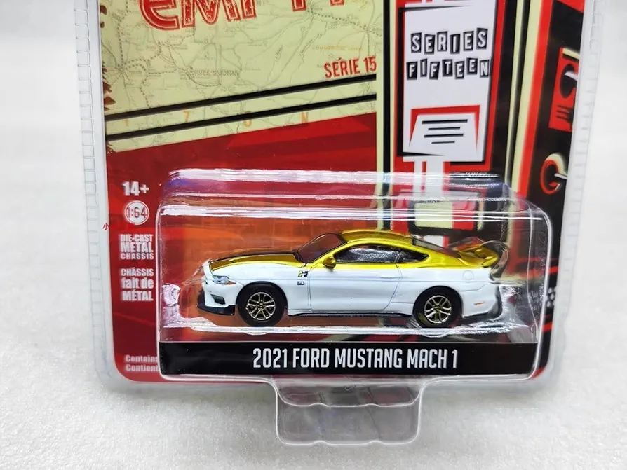 Green Light - 41150-E - Model 2021 F ord Mustang Mach 1-7cm Scale 1/64