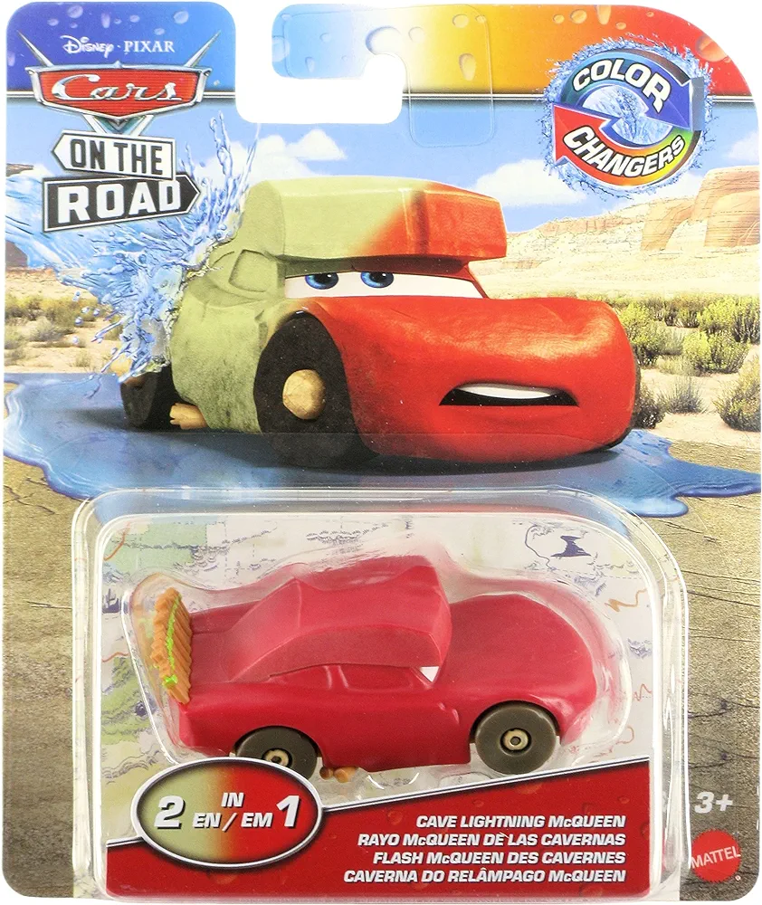 Disney Cars Toys Color Changers 2022 Cars On The Road Cave Lightning McQueen